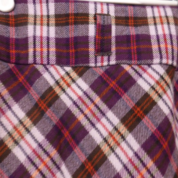 ESPRIT, plaid lined skirt with belt loops, side zip, size 8, BNWOT - Picture 12 of 16